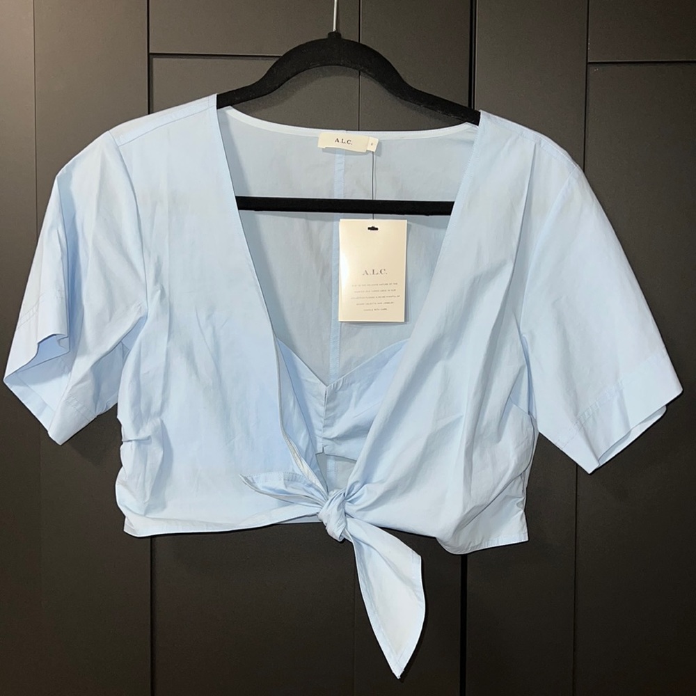 My favorite summer top, super flattering! ALC brand